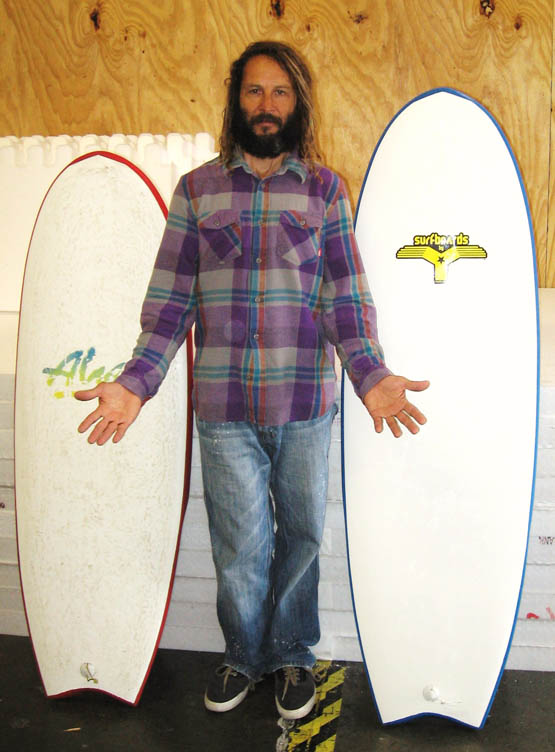 Tony Alva and his Catch Surf Y-Quads