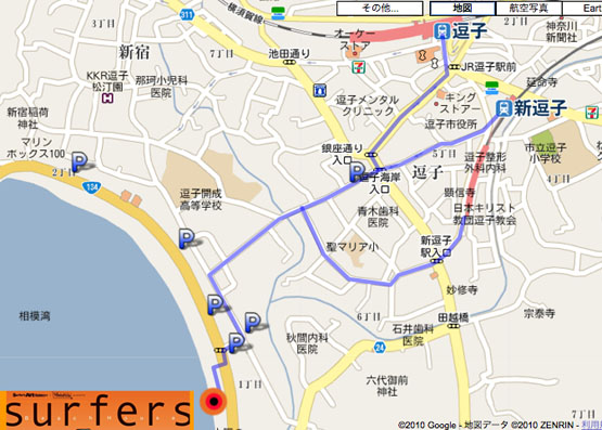 surfers map