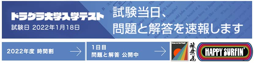 【サーフィン研究所＆ドラグラ・プロダクションズ特大号】〈ドラグラ史B〉ドラ大入学共通テスト＿（２７００文字）