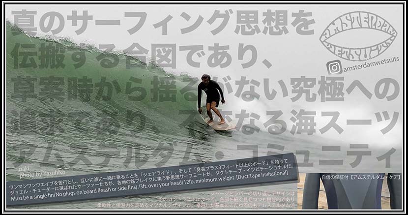 【サーフィン研究所】博士の新作ツイン・フィン公開＿アムステルダム・コミュニティ論をヘアカリ周辺で＿（１２６０文字）