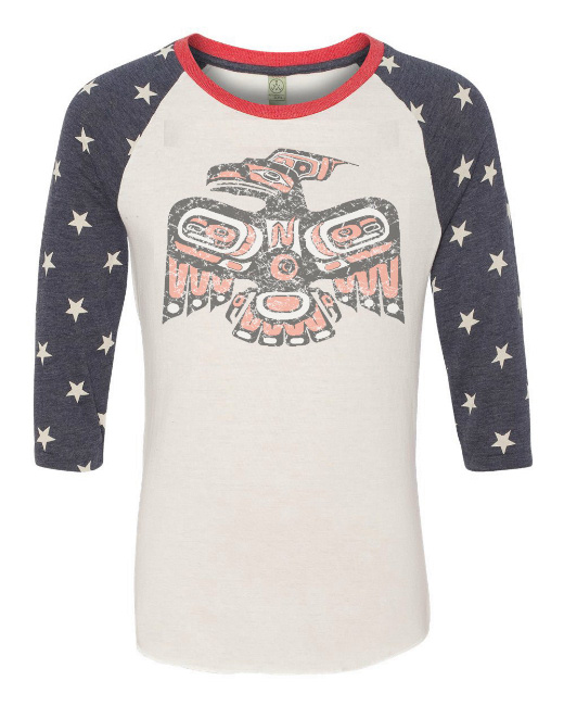 Printed Baseball T-Shirt_Stars2