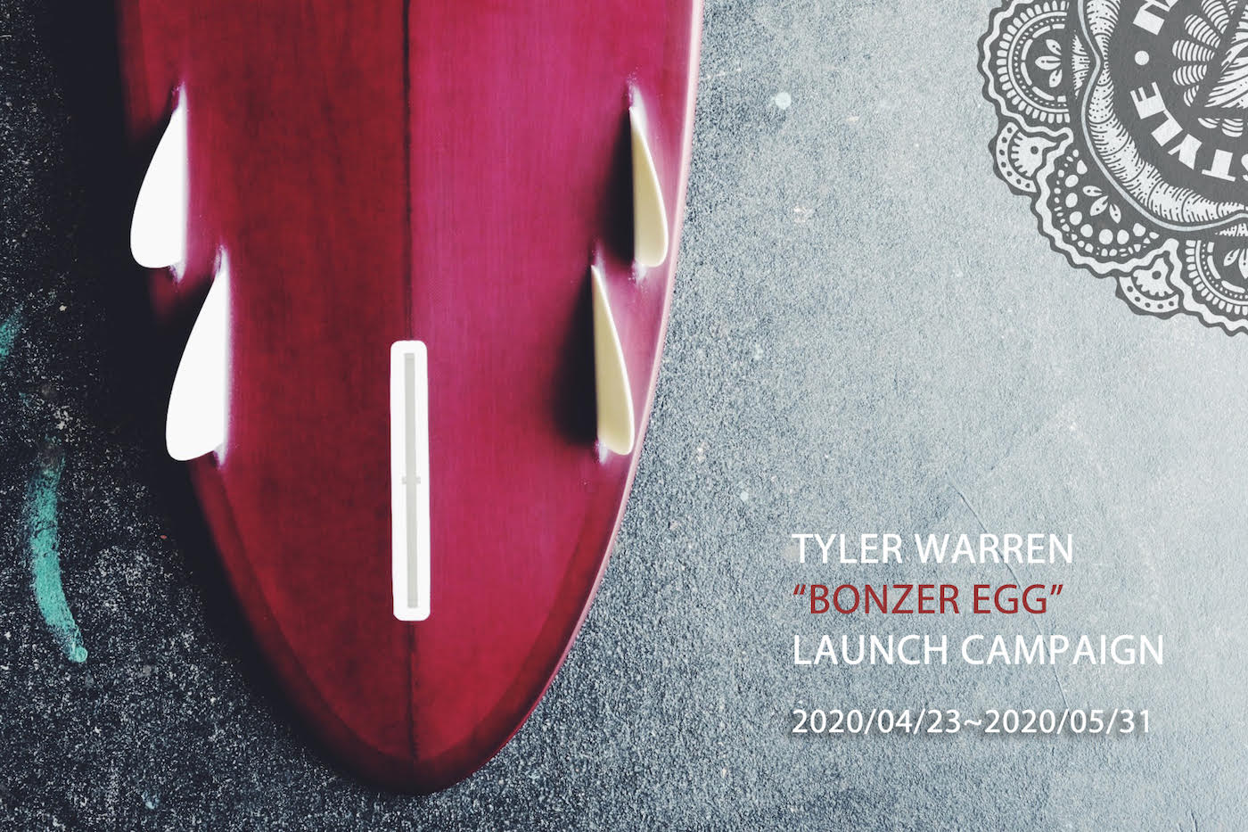 TYLER WARREN SHAPES】BONZER EGGモデルページ公開しました！※即納可能