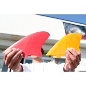 NAKISURF ORIGINAL PERFORMANCE KEEL TWIN FIN（FCS）バーガンディ - 画像 (3)
