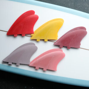 NAKISURF ORIGINAL PERFORMANCE KEEL TWIN FIN（FCS）バーガンディ - 画像 (2)