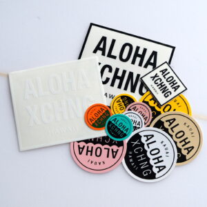 ALOHA XCHNG（アロハ・エクスチェンジ）スペシャルステッカーパック（10~12枚前後入り） ※メール便対応