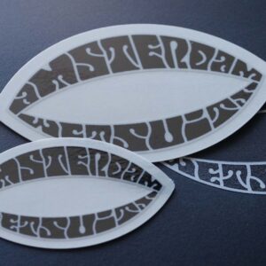 ＜AMSTERDAM WETSUITS＞ ステッカー  シードロゴ