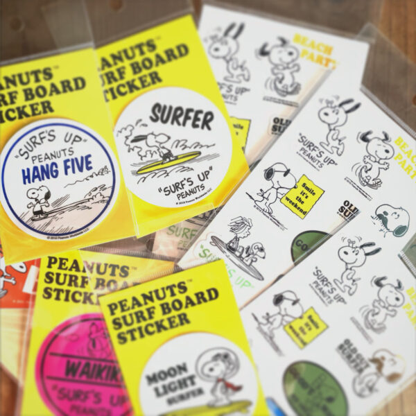 【スヌーピー サーフ ステッカー】Peanuts Surf Stickers ＊メール便対応