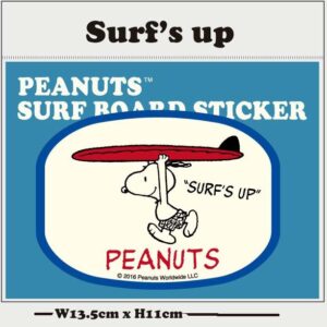 【スヌーピー サーフ ステッカー】Peanuts Surf Stickers ＊メール便対応 - 画像 (4)