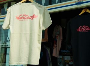 【Groovy Fins Wing Logo】T-shirts Cotton 100% ※送料無料 - 画像 (4)