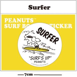 【スヌーピー サーフ ステッカー】Peanuts Surf Stickers ＊メール便対応 - 画像 (6)