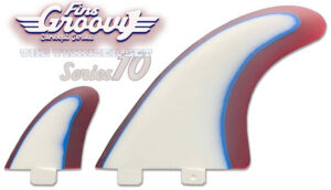 GROOVY FINS 10『Freedom』 グルービー・フィン 10 / TheOne TWIN, TWINZER TAB-00, TWINZER SET/KEEL (FCS) ※メール便対応 - 画像 (2)