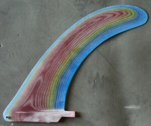 Groovy Fins Series７『Red Blue Ashbury (Vintage-2)』 グルービー・フィン７/シングルフィン ※メール便対応 - 画像 (2)