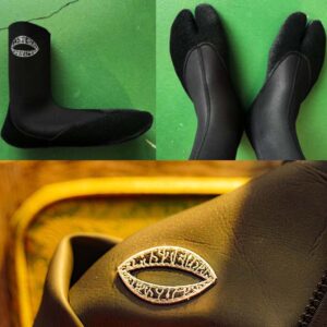 【予約特典１２月７日（日）まで】Amsterdam Wetsuits ブーツ/ ソックスタイプ（指割れ）３mm/  XS〜２XL