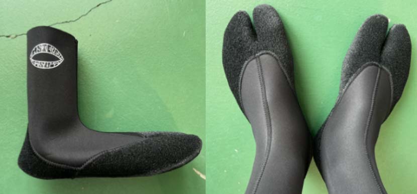 【予約特典12月7日(日)まで】Amsterdam Wetsuits ブーツ/ ソックスタイプ(指割れ)3mm/ XS〜2XL - 画像 (2)