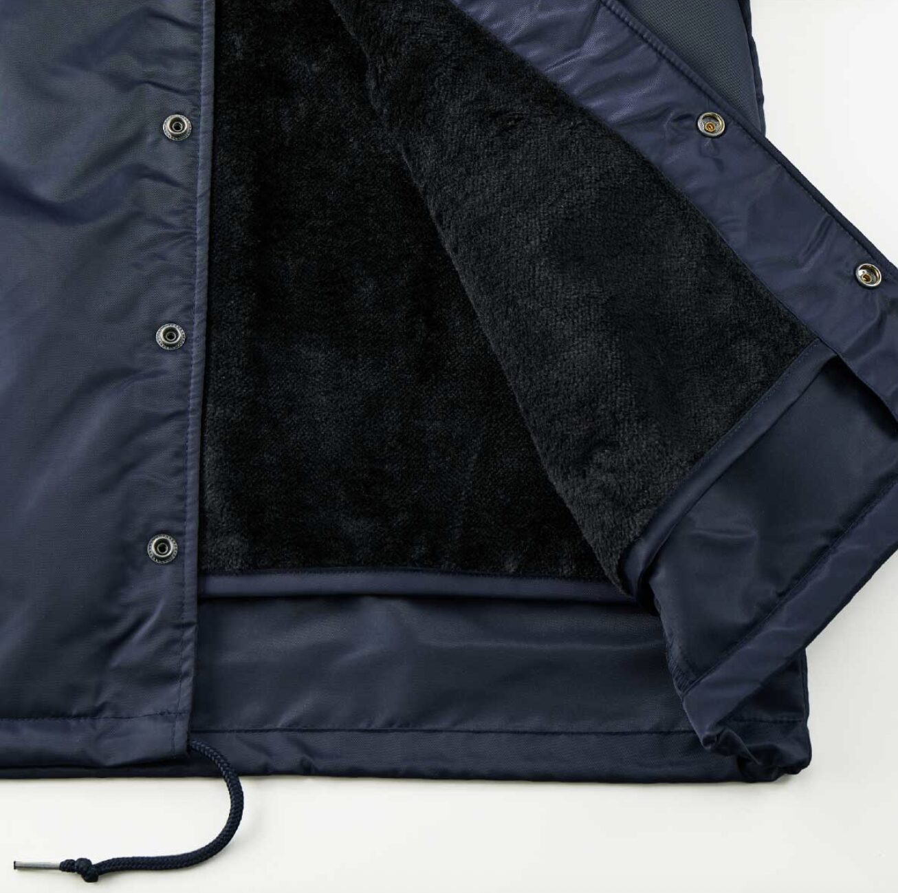 【Surf or Die Mexican Skull】コーチジャケット(中ボア付き)シルクスクリーン&刺繍 - 画像 (9)