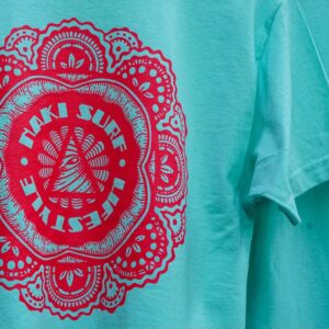 【Summer Breeze】Nakisurf x T.W コラボ マンダラ Tシャツ American Apparel使用 ※送料無料