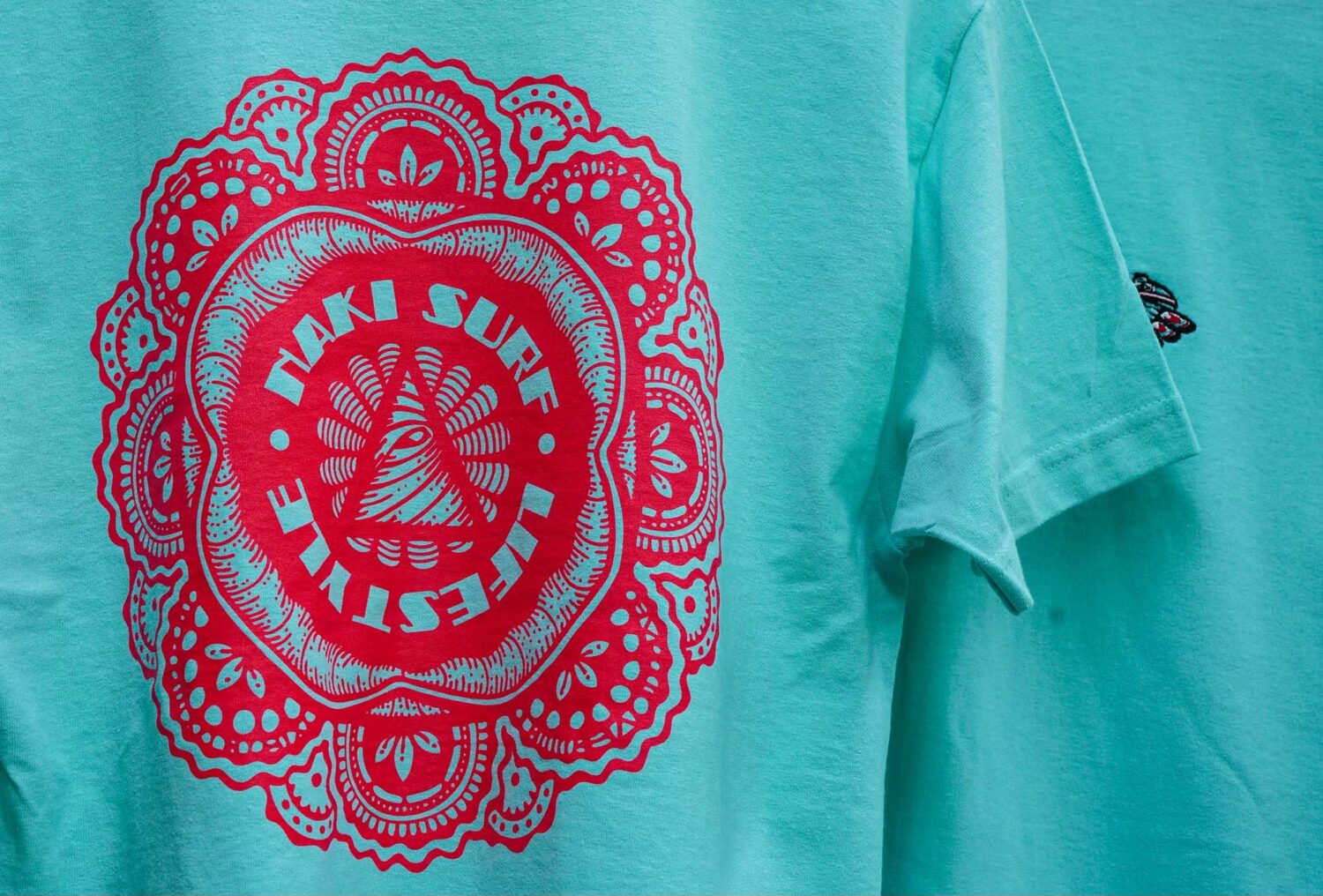 【Summer Breeze】Nakisurf x T.W コラボ マンダラ Tシャツ American Apparel使用 ※送料無料